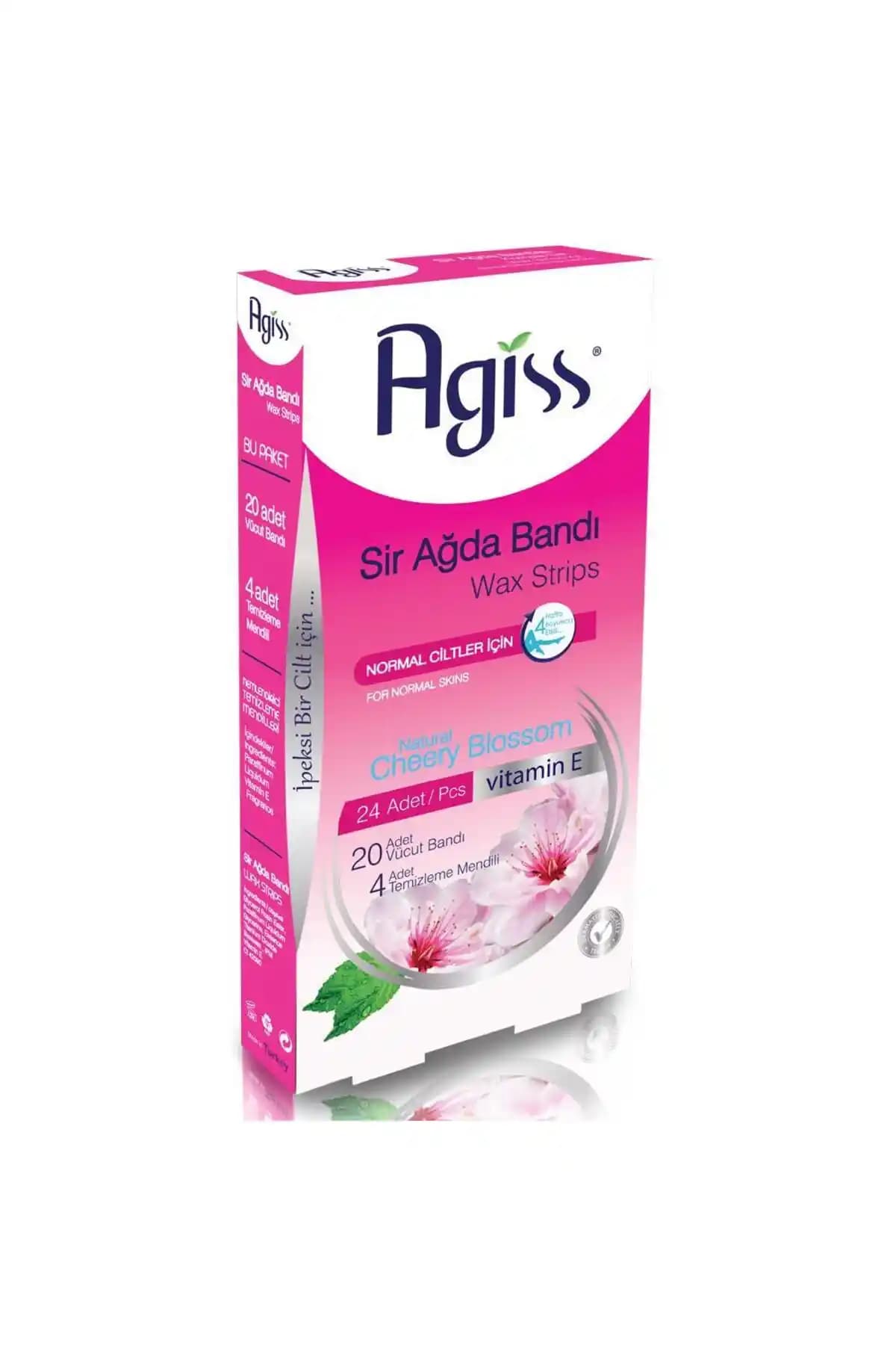 Agiss Sir Ağda Bandı 24'lü Normal Ciltler İçin Etkili ve Pratik Epilasyon Çözümü