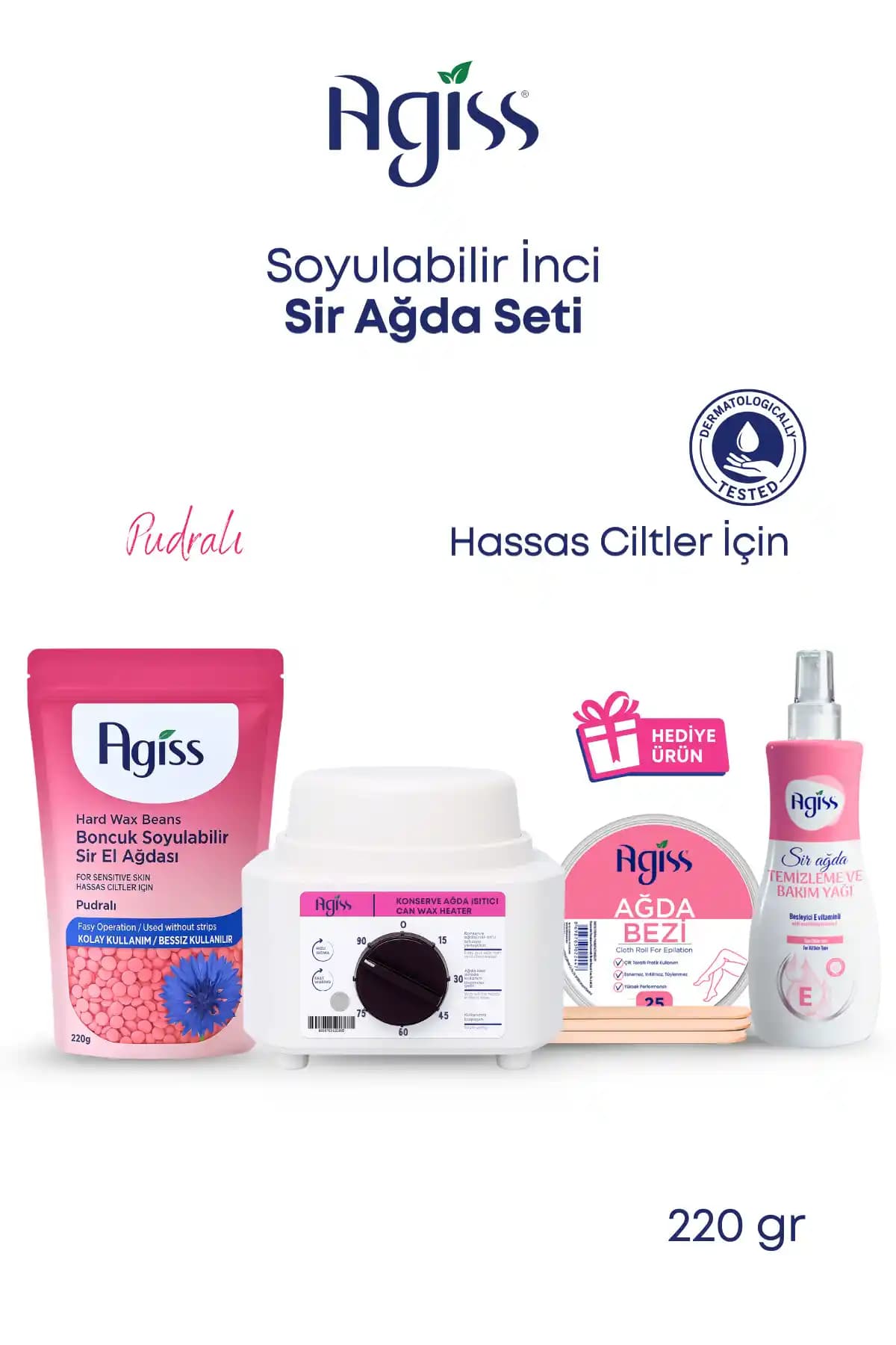 Agiss Sir Ağda Makinesi ve Seti: Hassas Ciltler İçin Güvenilir Evde Ağda Çözümü