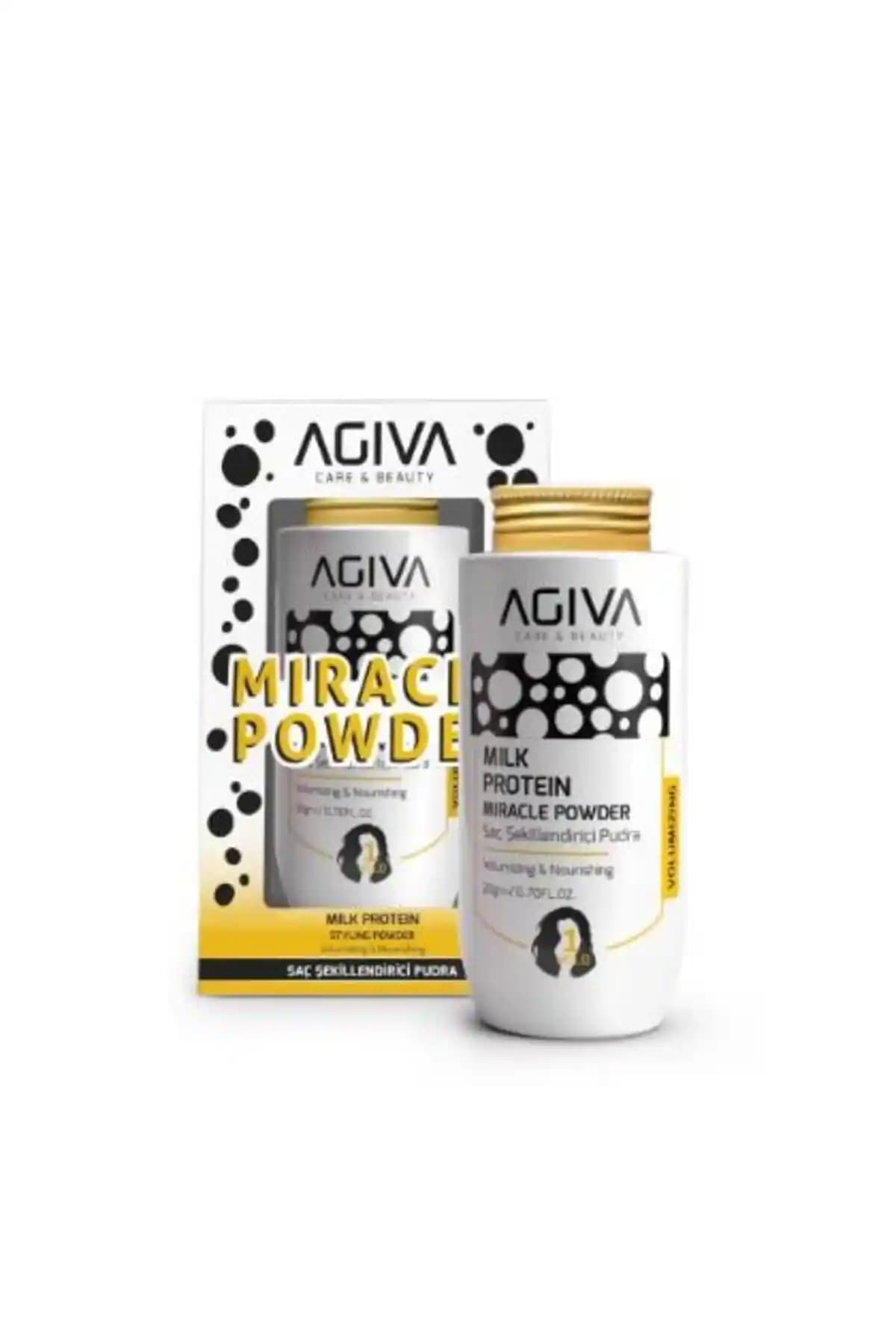 Agiva Beauty Care Milk Protein Saç Şekillendirici Pudra Wax İnce Telliler ve Hacim Arayanlar İçin