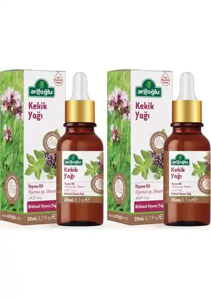 Arifoğlu Kekik Yağı 20+20 ml 2'li Set Doğal ve Saf Bitkisel Yağlar