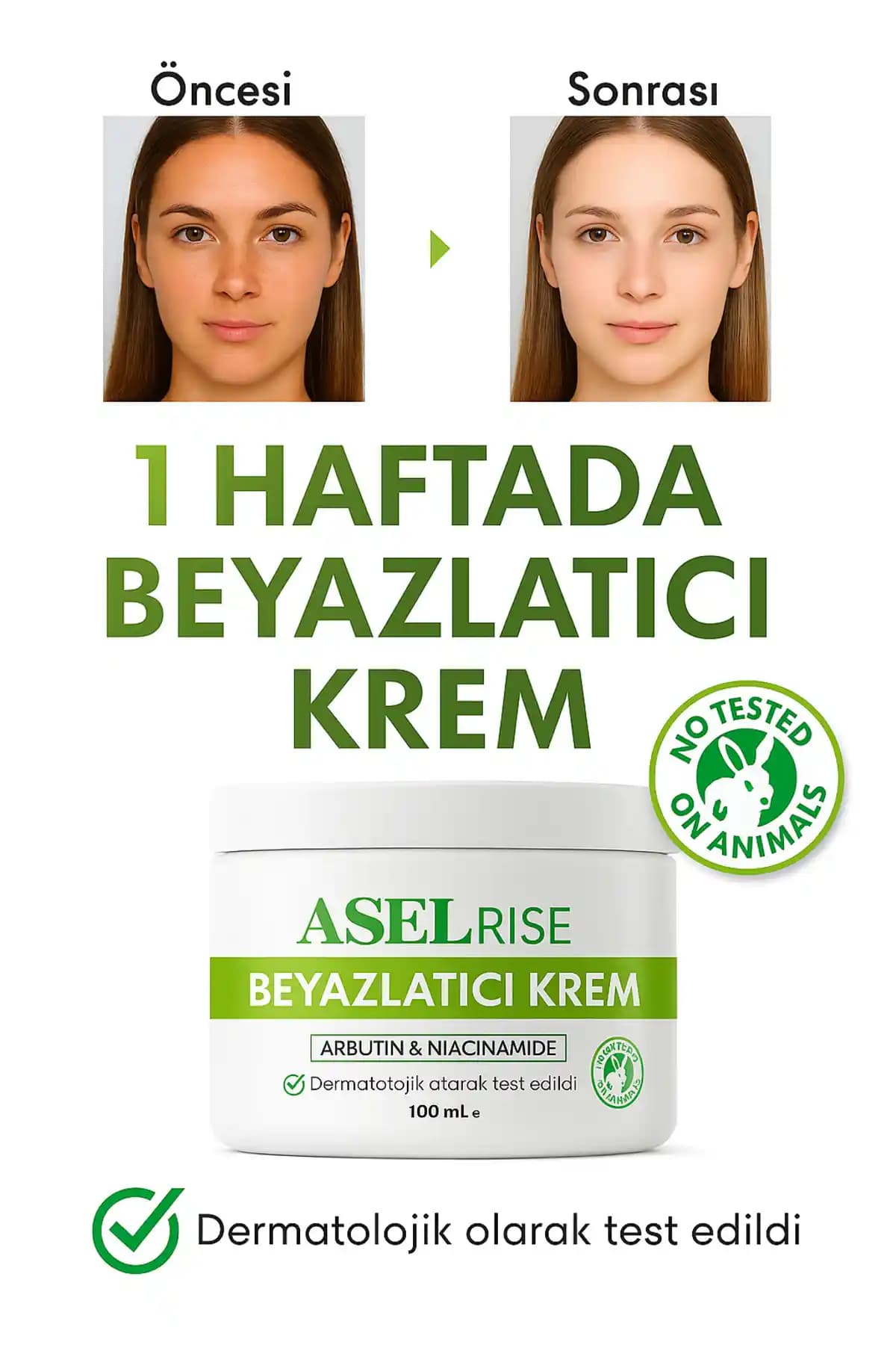 Asellrisee Beyazlatıcı Krem ile Cilt Tonunu Eşitleyin ve Leke Giderici Etkili Çözüm