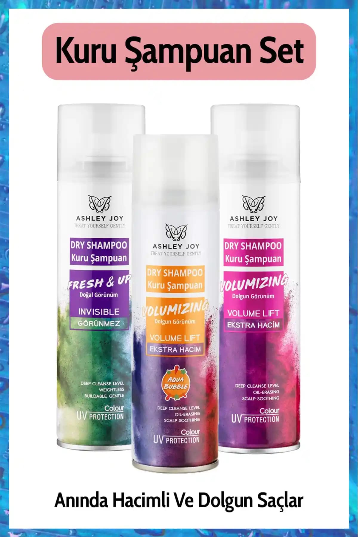 Ashley Joy Hacim Veren Temiz ve Fresh Doğal Görünüm Dry Kuru Şampuan