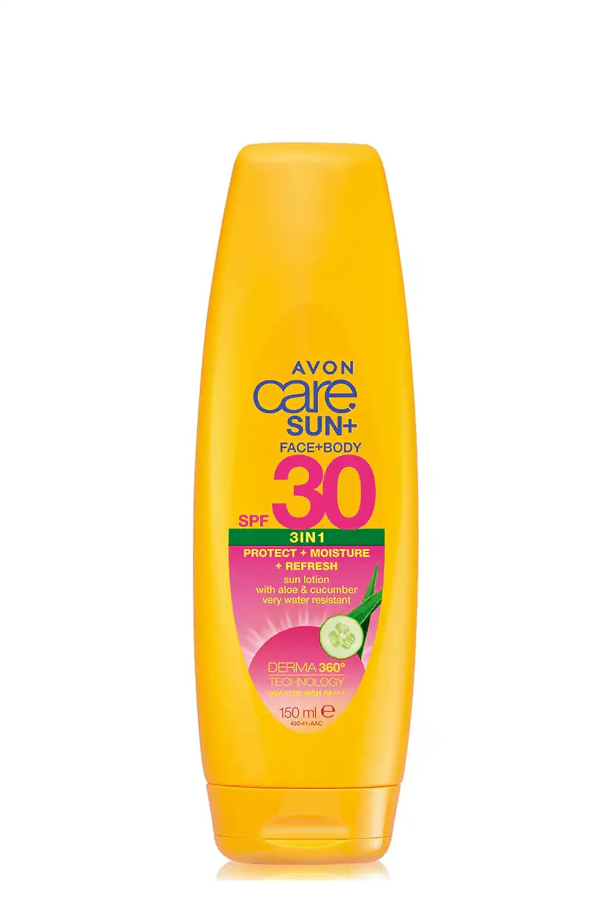 Avon Care Sun Canlandırıcı 3'ü 1 Arada Güneş Losyonu SPF30 ile Güneş Koruması ve Cilt Bakımı