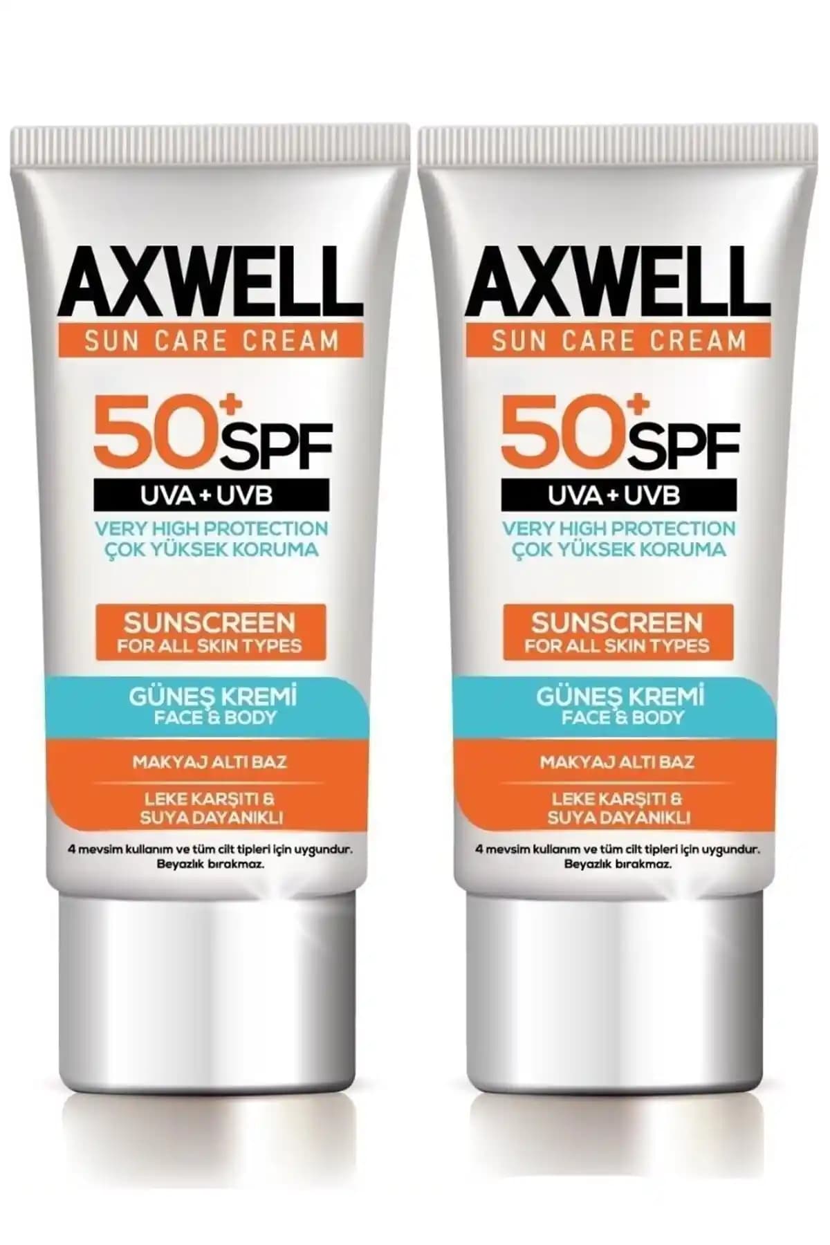 AXWELL SPF 50+ Güneş Kremi Seti Yüksek Koruma ve Leke Karşıtı Özelliklerle