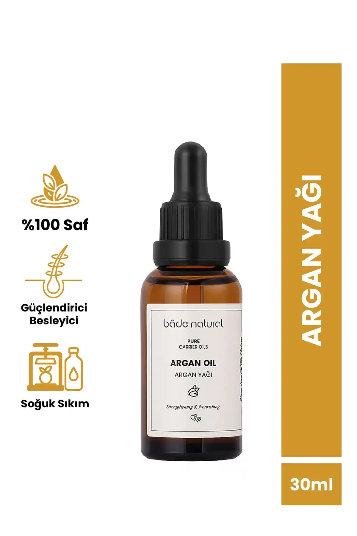 Bade Natural Argan Yağı: Doğal ve Çok Yönlü Cilt ve Saç Bakım Ürünü