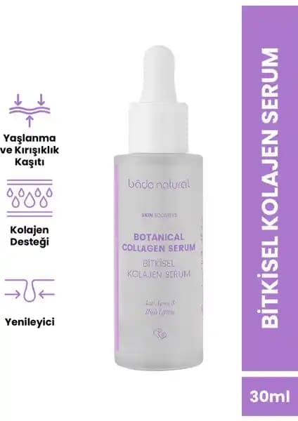 Bade Natural Bitkisel Kolajen Yüz Serumu: Doğal İçeriklerle Cilt Sağlığını Destekleyen Ürün