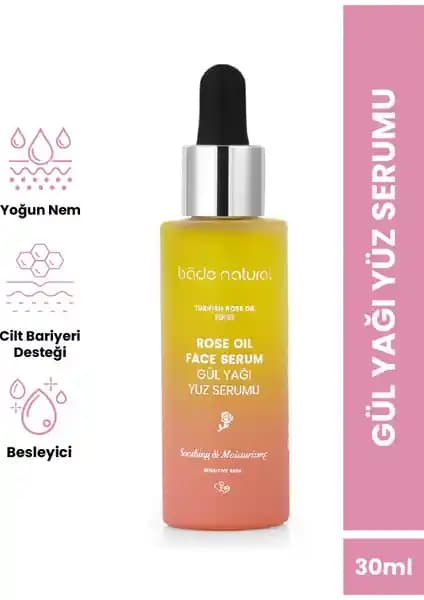 Bade Natural Gül Yağı Serumu: Doğal ve Etkili Cilt Bakımı İçin Güvenilir Seçenek