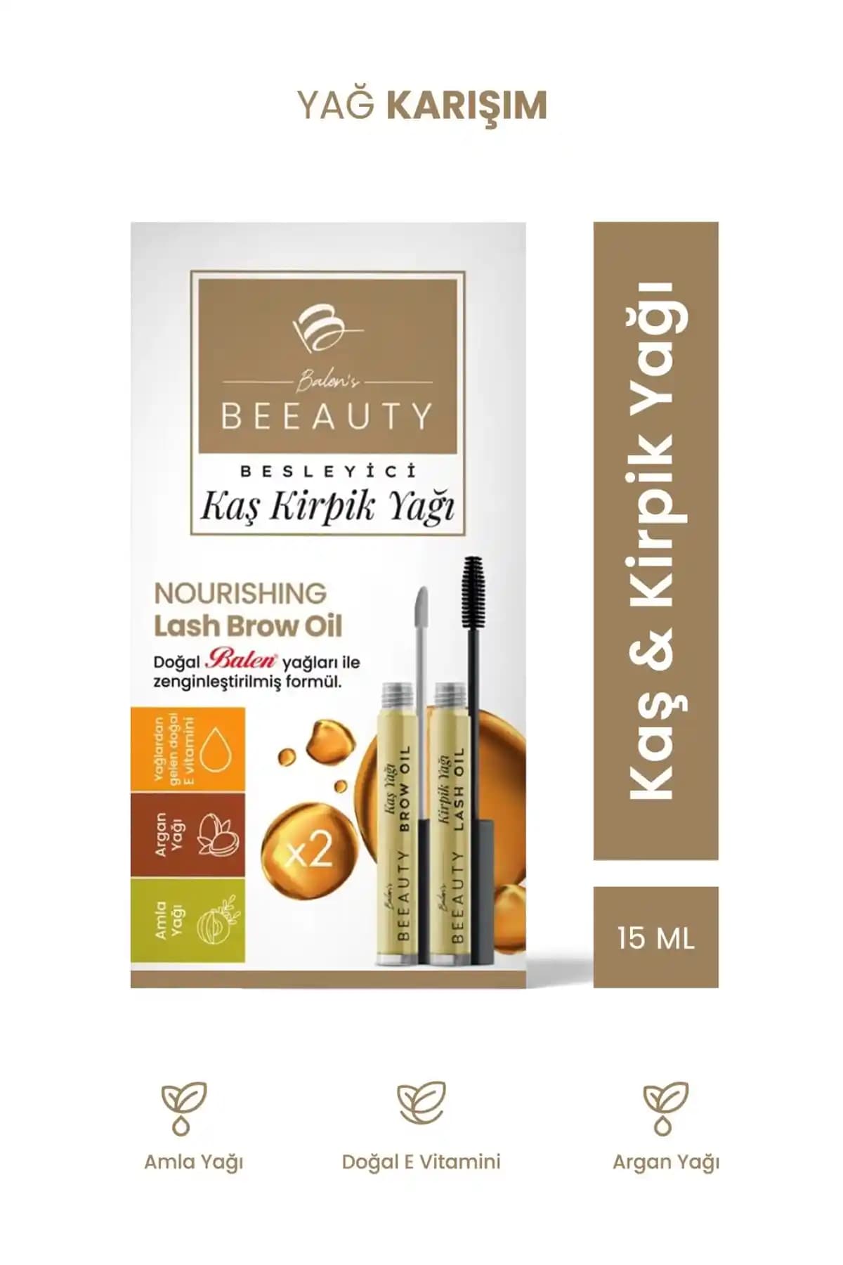 Balen Kaş Kirpik Yağı: Doğal İçeriklerle Güçlendiren Uzun Süreli Bakım Ürünü