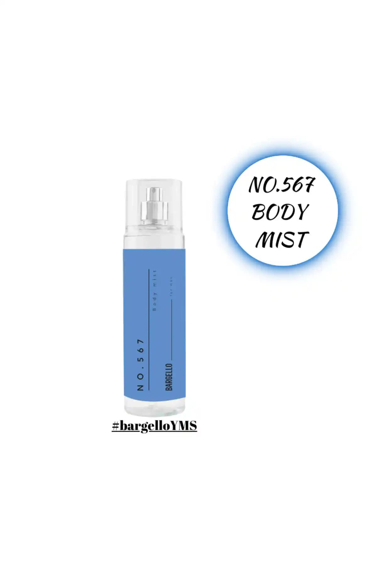 Bargello NO.567 Erkek Body Mist: Ferah ve Kalıcı Günlük Kullanım Spreyi