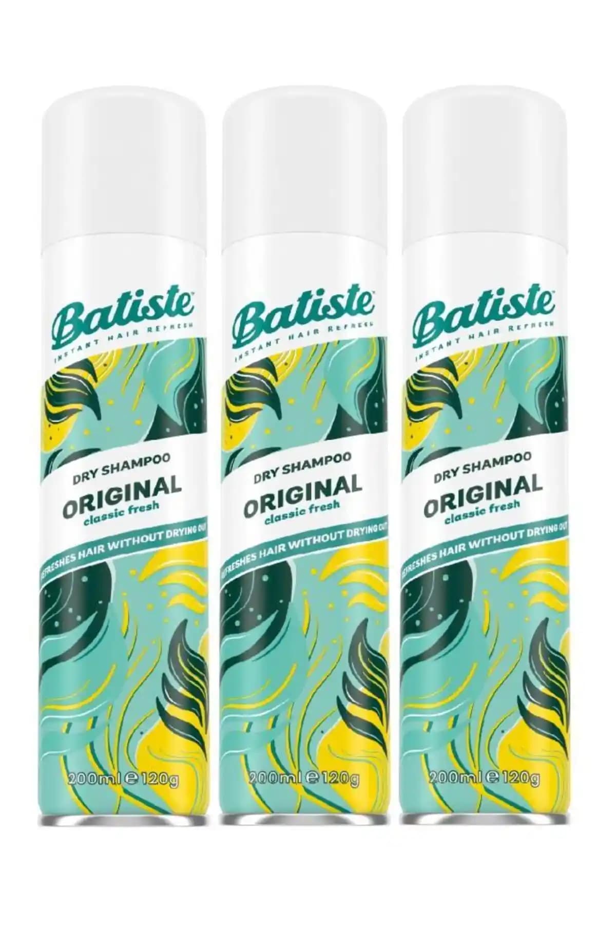 Batiste Kuru Şampuan Orijinal 200 ml - Pratik ve Etkili Saç Tazeleme Çözümü