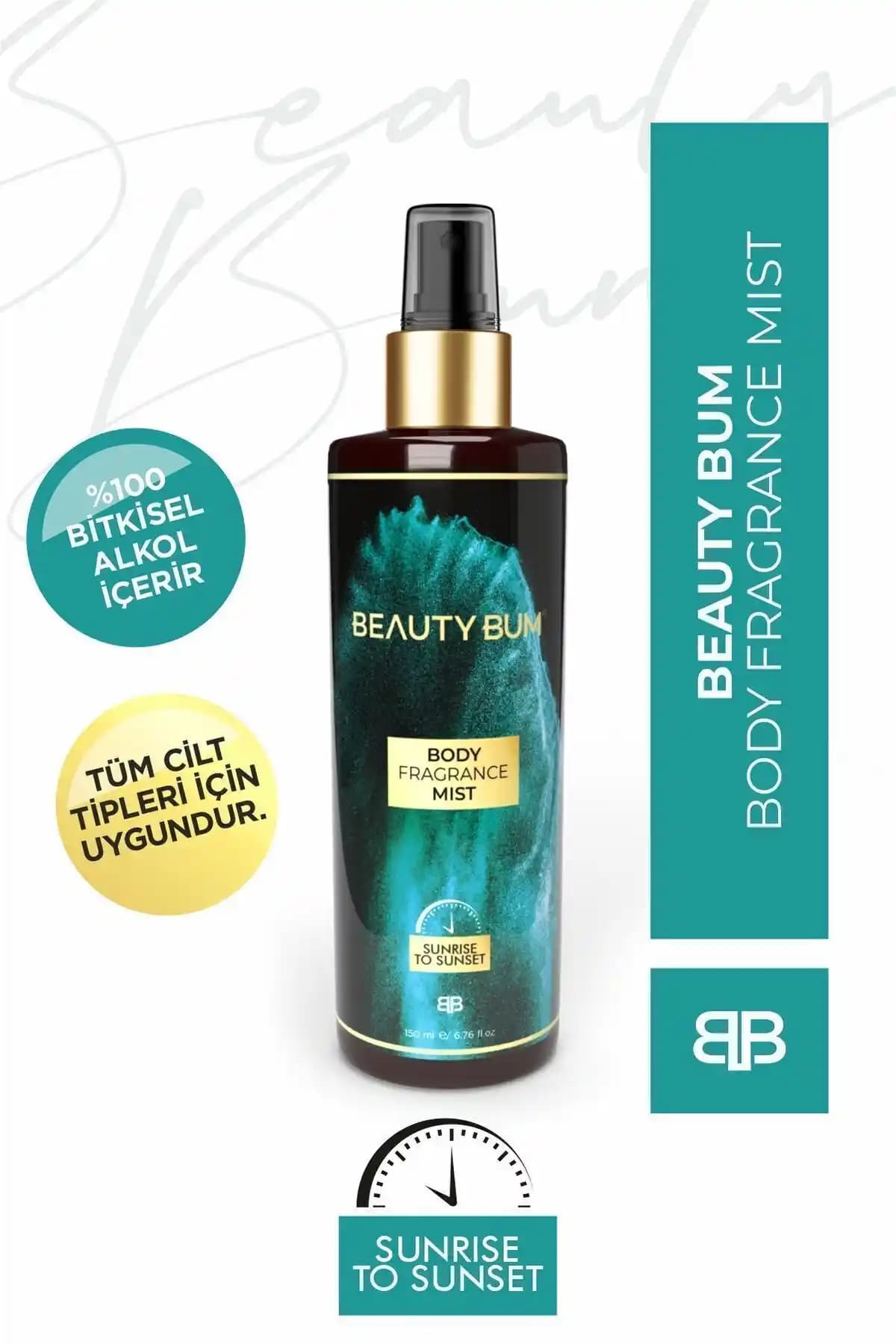 Beauty Bum Body Mist 150 ml Unisex Ferahlatıcı ve Kalıcı Koku Kozmetik Ürünü