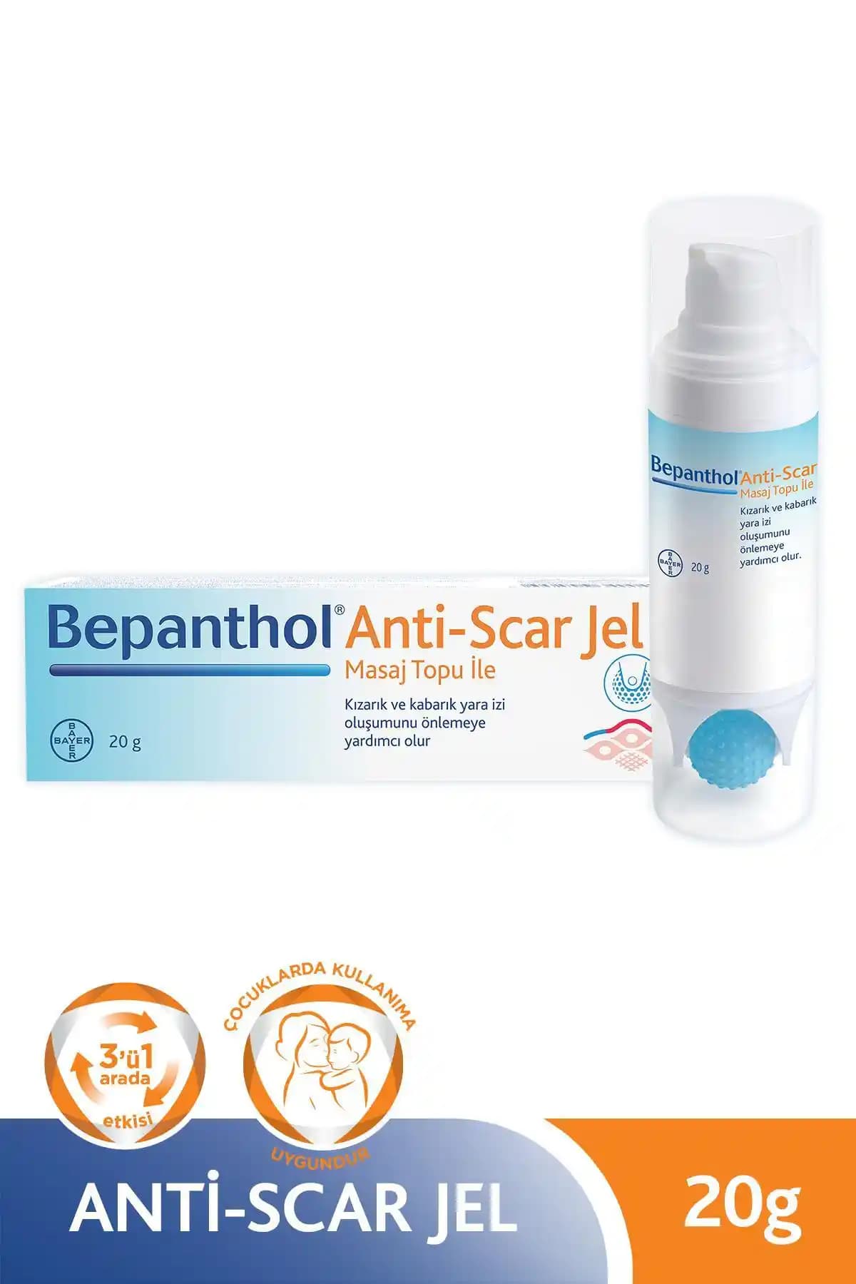 Bepanthol Anti-Scar Jel ile yara izi görünümünü azaltan etkili cilt bakım çözümü