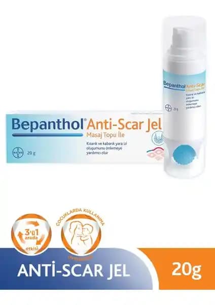 Bepanthol Anti-Scar Jel ile yara izlerini azaltan etkili cilt bakım çözümü