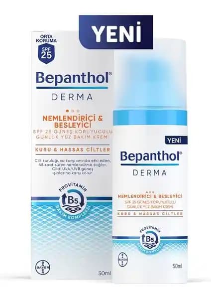 Bepanthol Derma Nemlendirici ve Besleyici SPF 25 Günlük Yüz Bakım Kremi Özellikleri ve Kullanım Rehberi