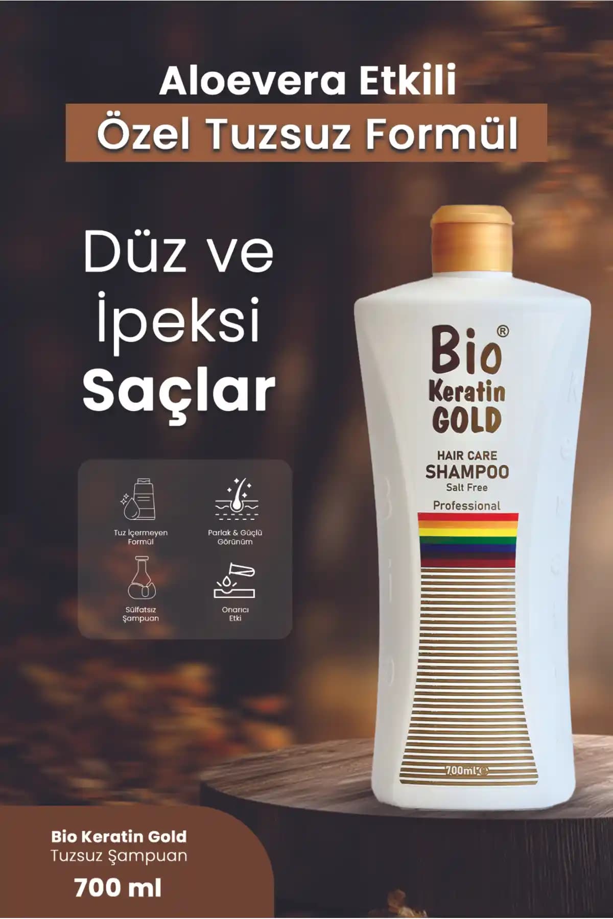 Bio Keratin Gold Tuzsuz Şampuan ile Saçlarınızda Doğal Güzellik ve Sağlık