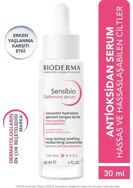 Bioderma Sensibio Defensive Serum: Hassas Ciltler İçin Güçlü Nem ve Koruma Çözümü