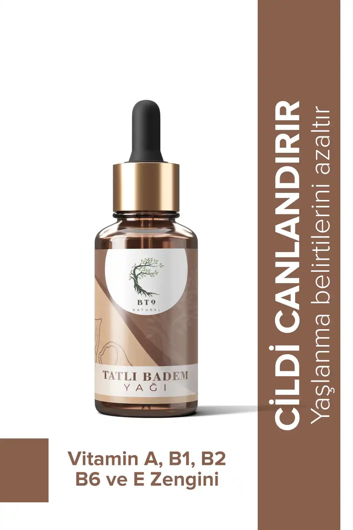 BT9 Naturel Tatlı Badem Yağı: Doğal Cilt ve Saç Bakımında Güvenilir Tercih