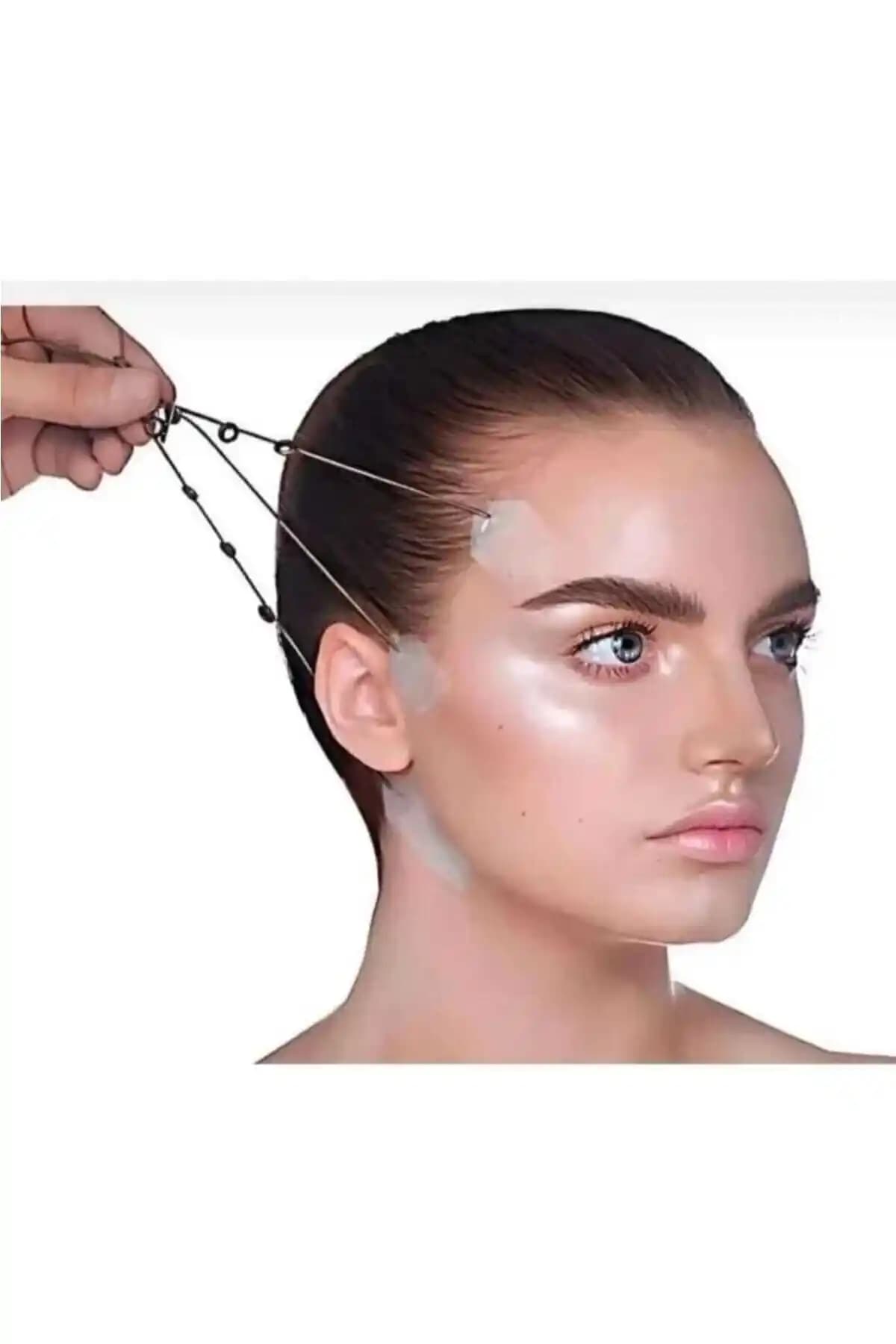 Bufabi Cosmetics 40 Adet İpli Yüz ve Boyun Germe Bantları Cilt Sıkılaştırma Çözümü