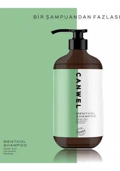 Canwel Tuzsuz Şampuan Mentol Ferahlığı 1000 ml Saç Güçlendirme ve Ferahlatıcı Etki