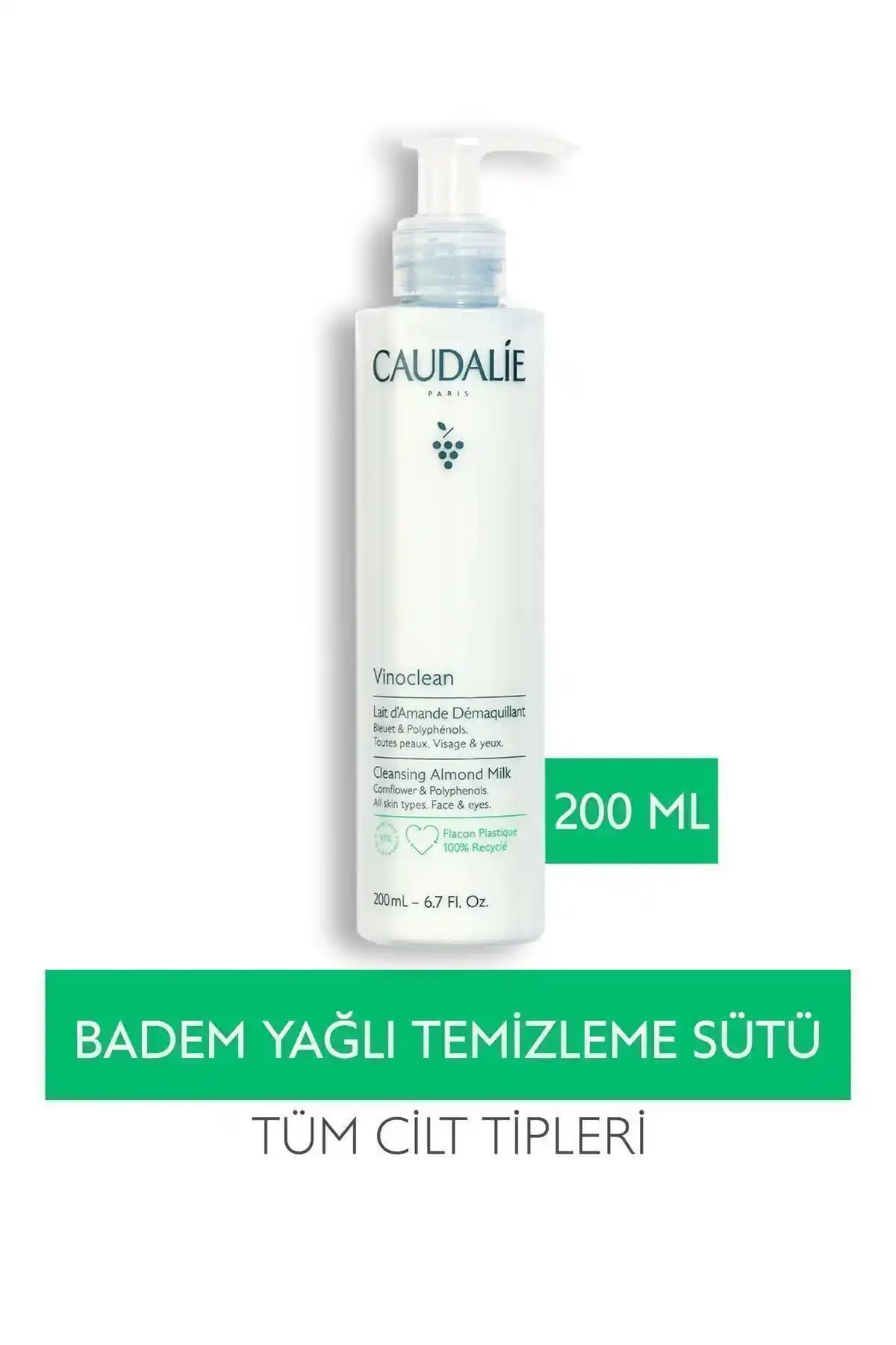 Caudalie Vinoclean Badem Yağlı Temizleme Sütü: Doğal ve Hassas Ciltler İçin Güvenilir Temizlik Ürünü