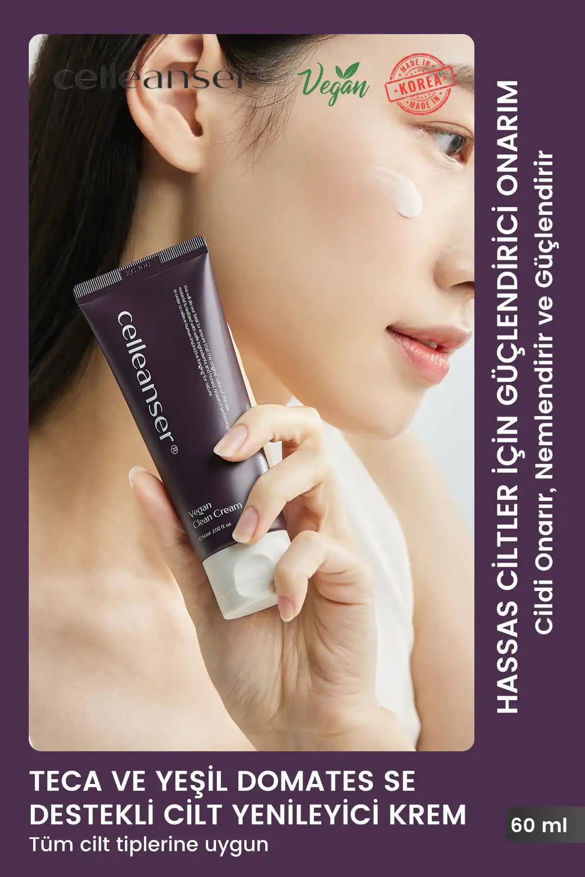 Celleanser Nemlendirici ve Onarıcı Yüz Kremi: Doğal ve Güçlü Cilt Bakımı Çözümü
