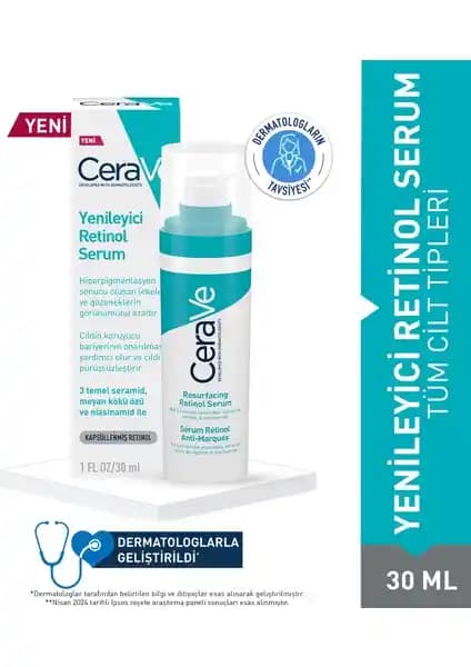 CeraVe Blemish Yenileyici Retinol Serum: Cilt Yenileme ve Yaşlanma Karşıtı Etkiler