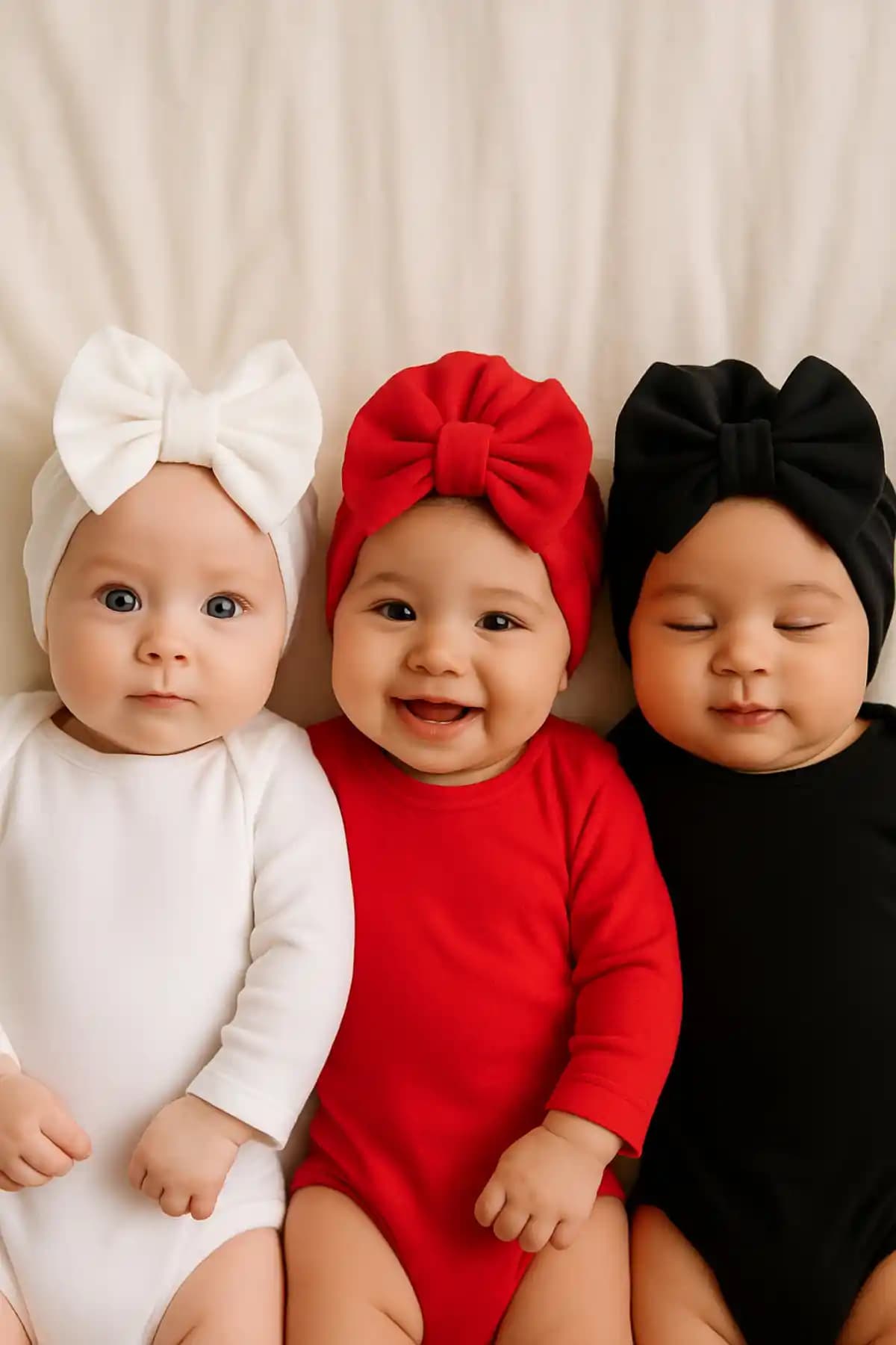 Cherub Baby Çift Kat Fiyonklu Bebek Bonesi Şıklık ve Konfor Sunan Pamuklu Tasarım