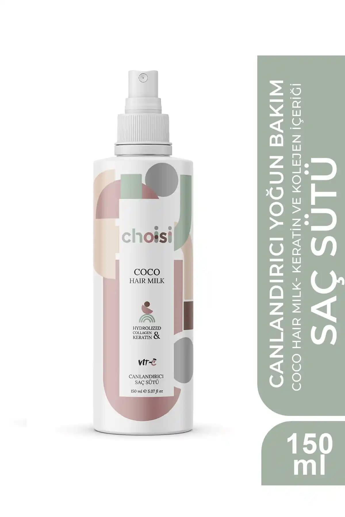 Choisi Canlandırıcı Saç Sütü: Derinlemesine Nemlendirme ve Parlaklık Sağlayan Saç Bakım Ürünü