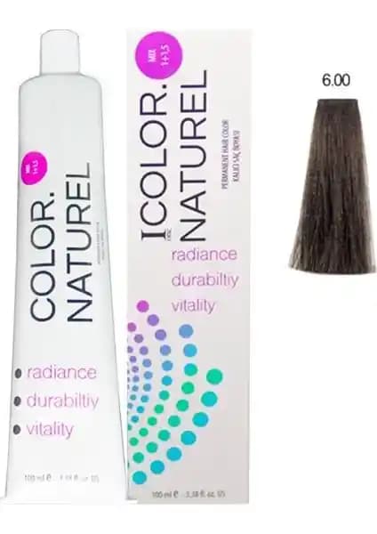 Color Naturel 6.00 Yoğun Koyu Kumral Saç Boyası Kalıcı ve Doğal Renk Seçeneği