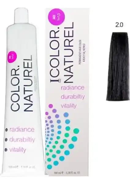 Color Naturel Saç Boyası 2.0 Koyu Kestane: Doğal ve Kalıcı Renkler İçin Profesyonel Çözüm