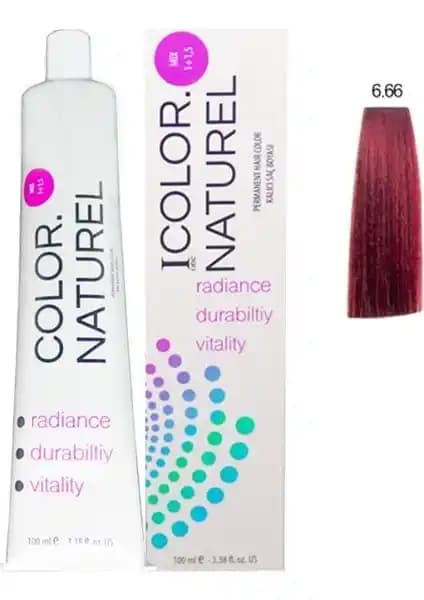 Color Naturel Saç Boyası 6.66 Kızıl: Kalıcı ve Doğal Saç Renkleri İçin Güçlü Seçenek
