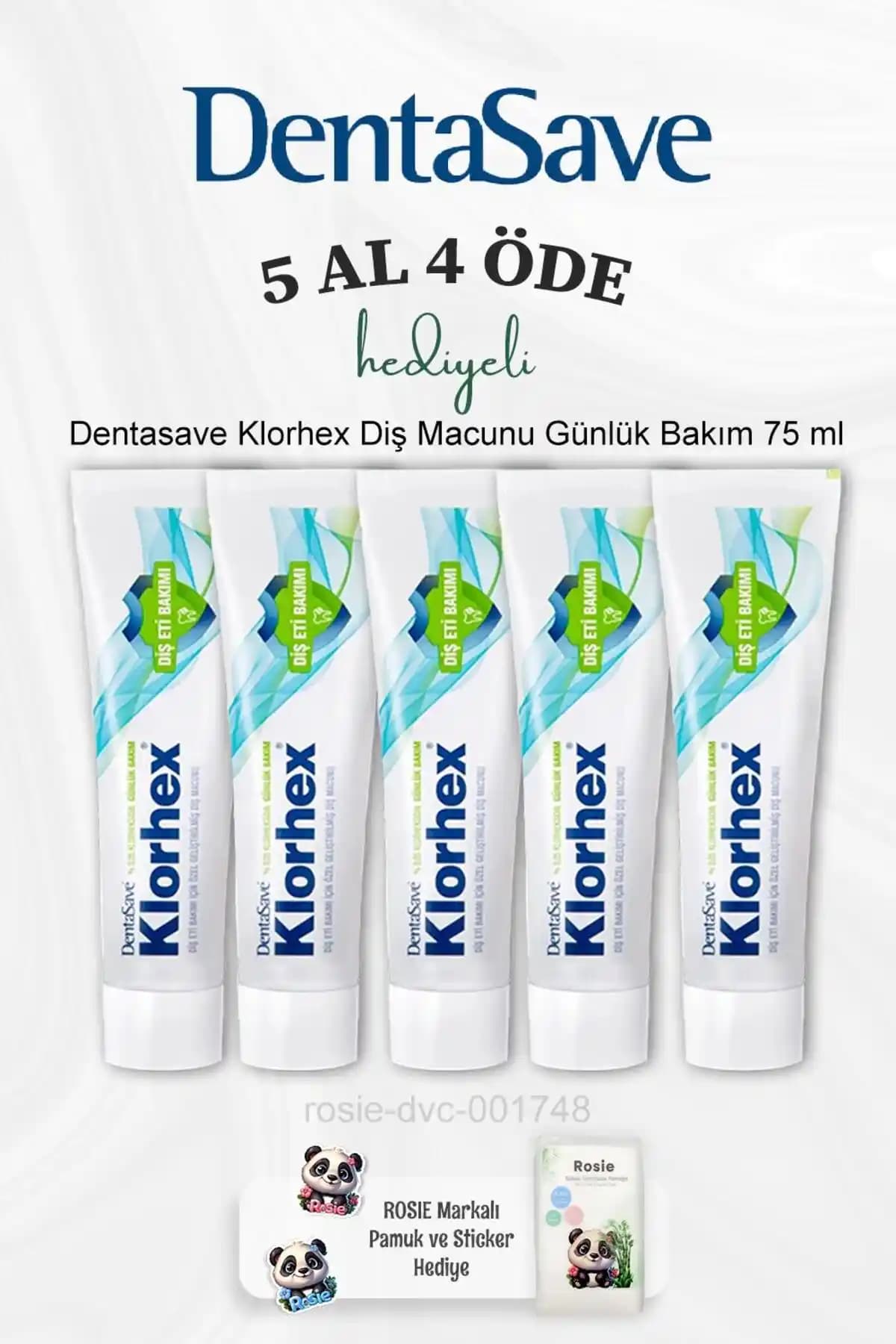 Dentasave Klorhex Diş Macunu Günlük Bakım ve Beyazlatma Özellikleri
