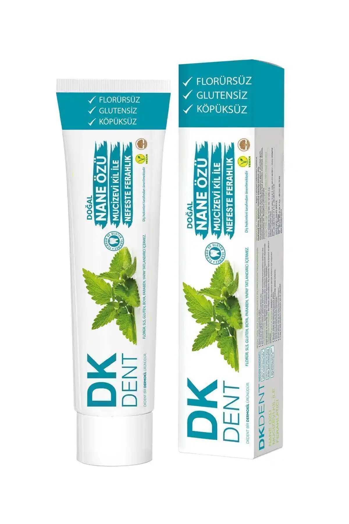 DKDENT Naneli Diş Macunu: Ferahlatıcı ve Doğal Formülüyle Günlük Ağız Bakımı
