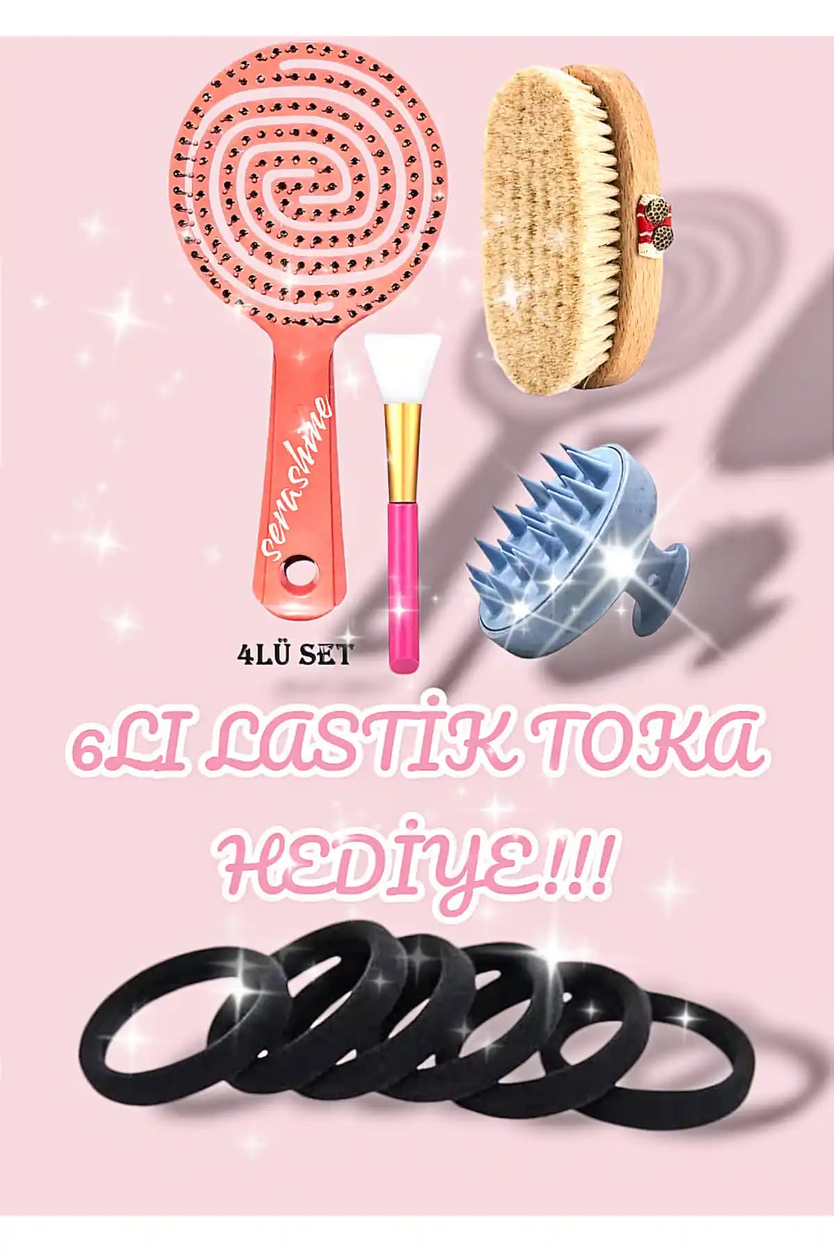 Doğal At Kılı Fırçası 3 Boyutlu Tarak ile Saç Bakımında Etkili ve Çok Yönlü Çözüm