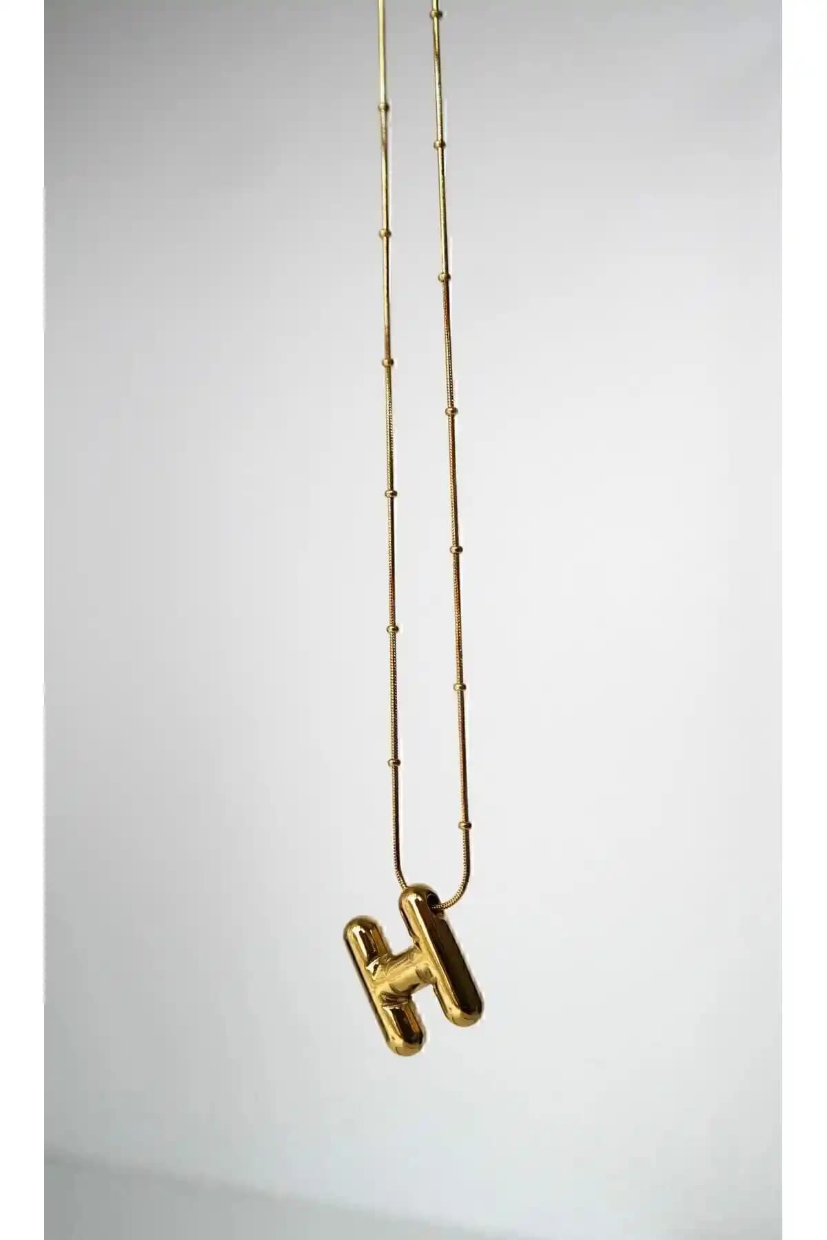 DOI Çelik Balon Harf Kolye: Şık ve Dayanıklı Kişiselleştirilebilir Takı Seçenekleri