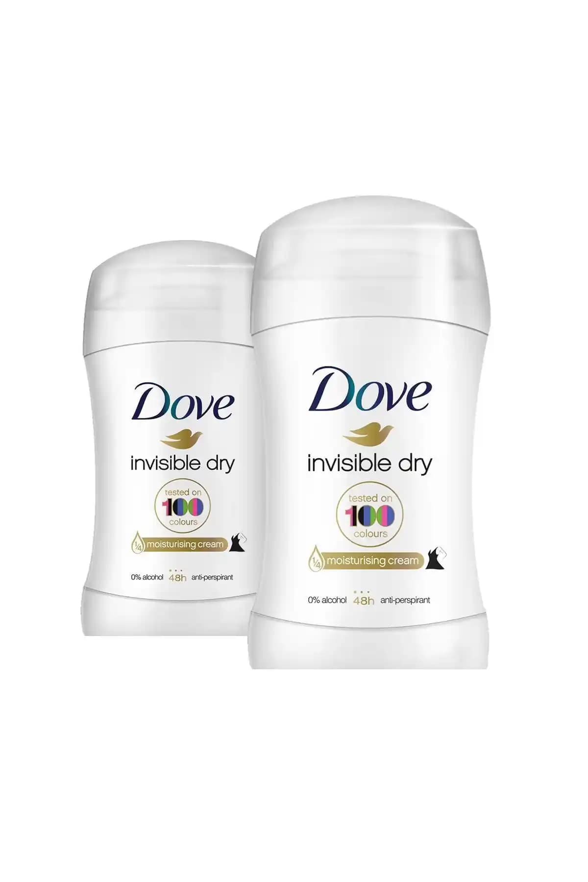Dove Kadın Deodorant Stick İnvisible 40 ml Çift Paket Günlük Kullanım ve Ferahlatıcı Etki