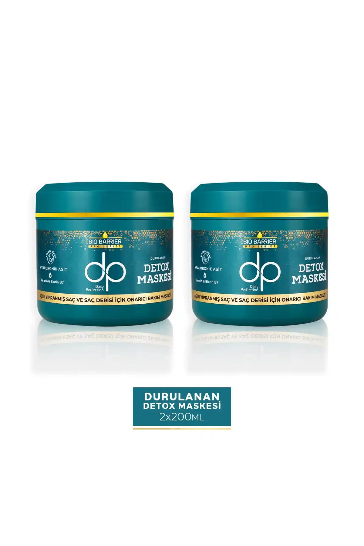 dp Daily Perfection Bio Barrier Durulanan Detox Maskesi Saç ve Saç Derisi İçin Güçlendirici Bakım Ürünü
