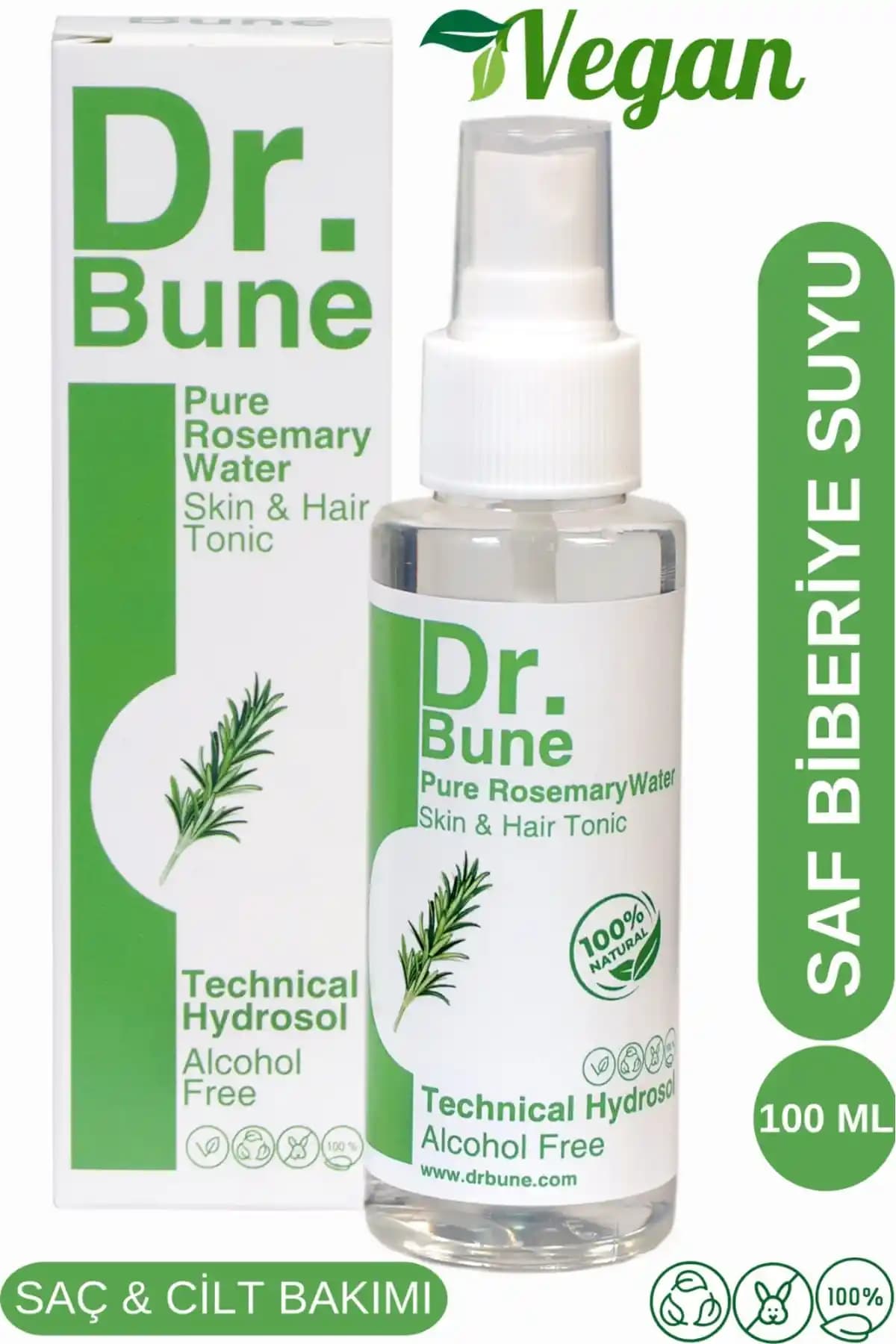 Dr. Bune Biberiye Suyu: Doğal Saç ve Cilt Bakımında Güçlü ve Çok Yönlü Tonik