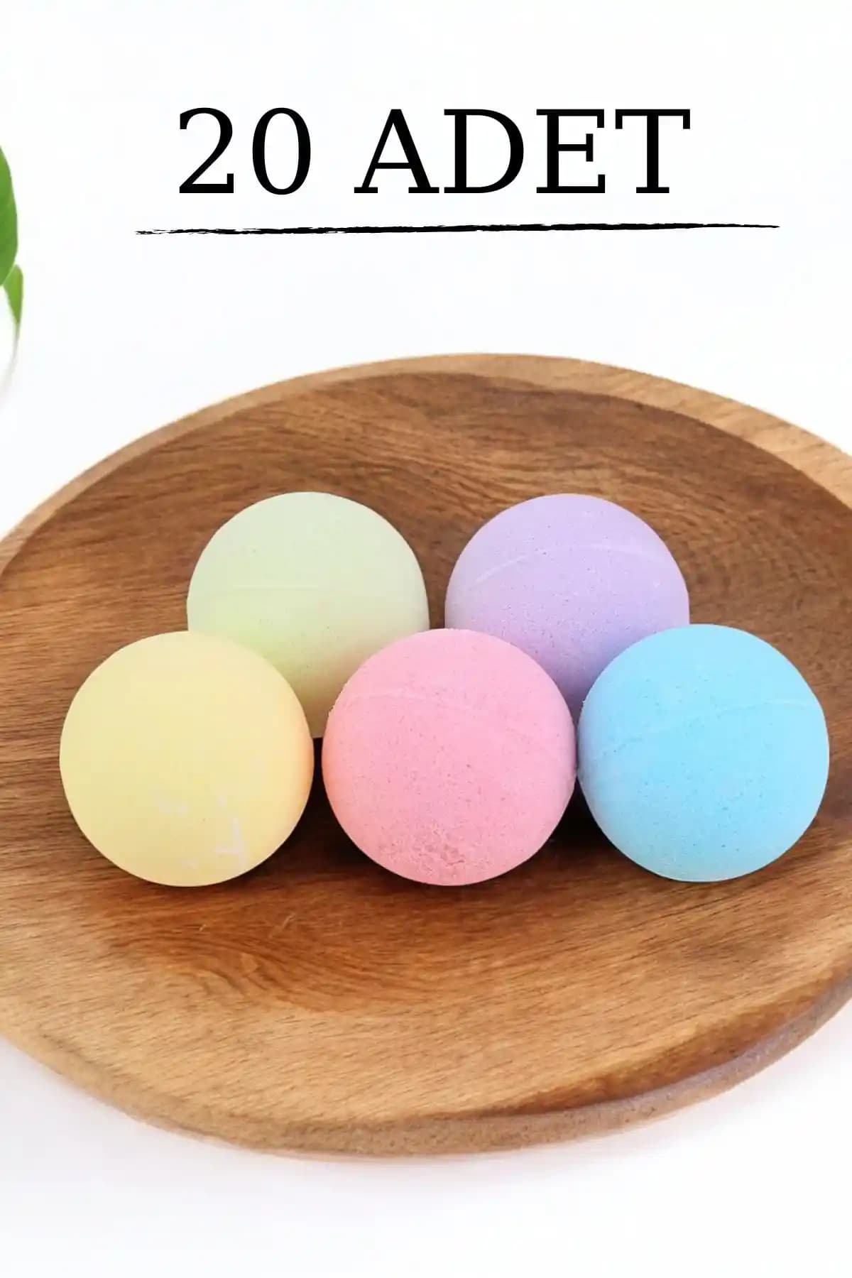 DR.RAİN 20'li Pedikür Banyo Topu Doğal ve Güvenli Ayak Bakım Ürünü