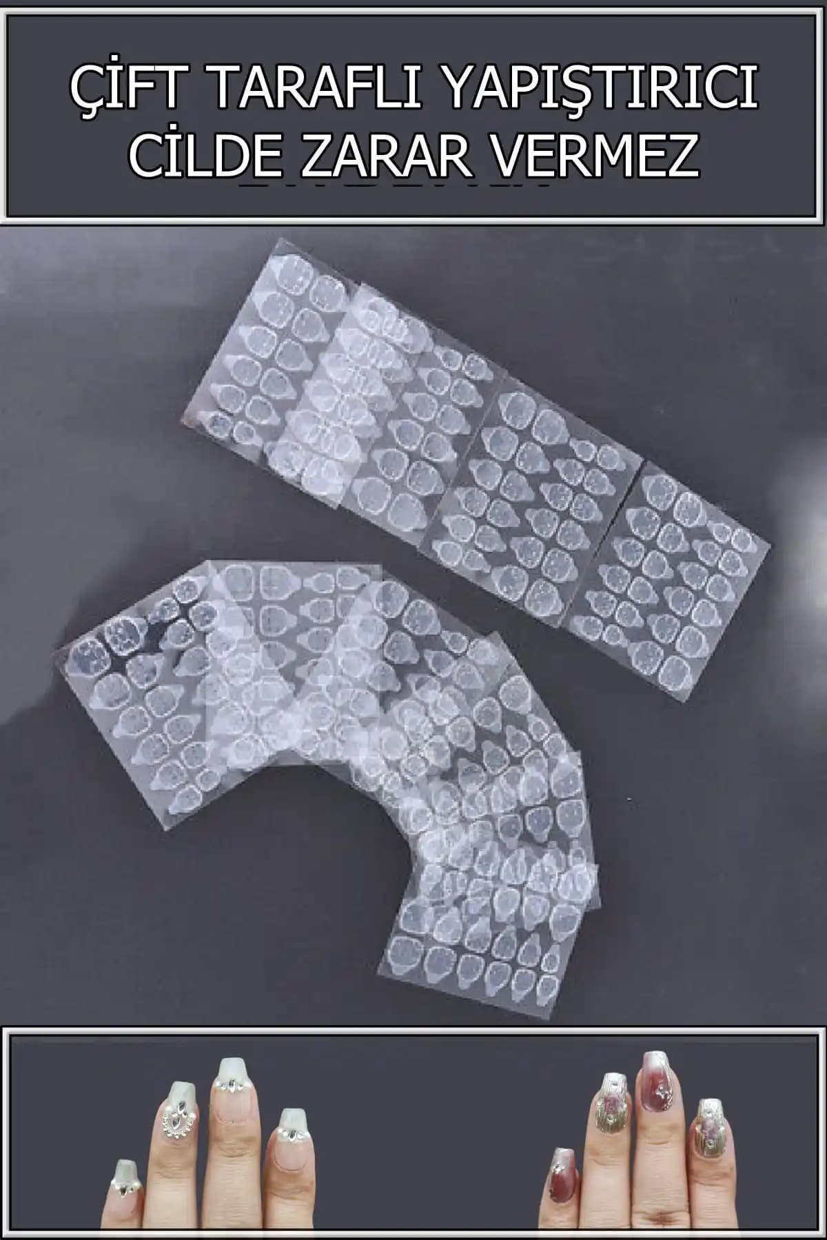 Easy Beauty Çift Taraflı Yapıştırıcı Bant ile Güvenli ve Pratik Tırnak Bakımı