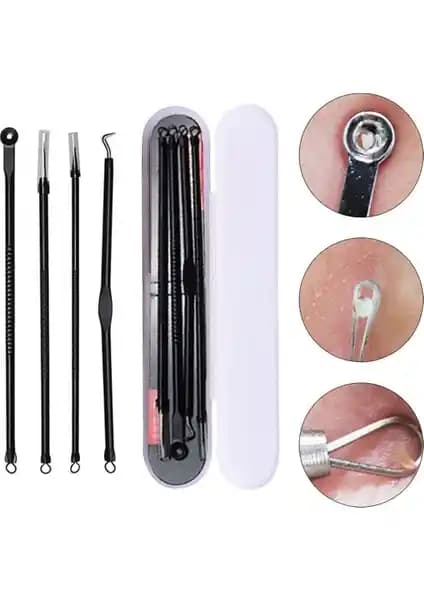 Ecoform 4 Parça Paslanmaz Çelik Siyah Nokta Temizleme Aleti Seti Detaylı İnceleme