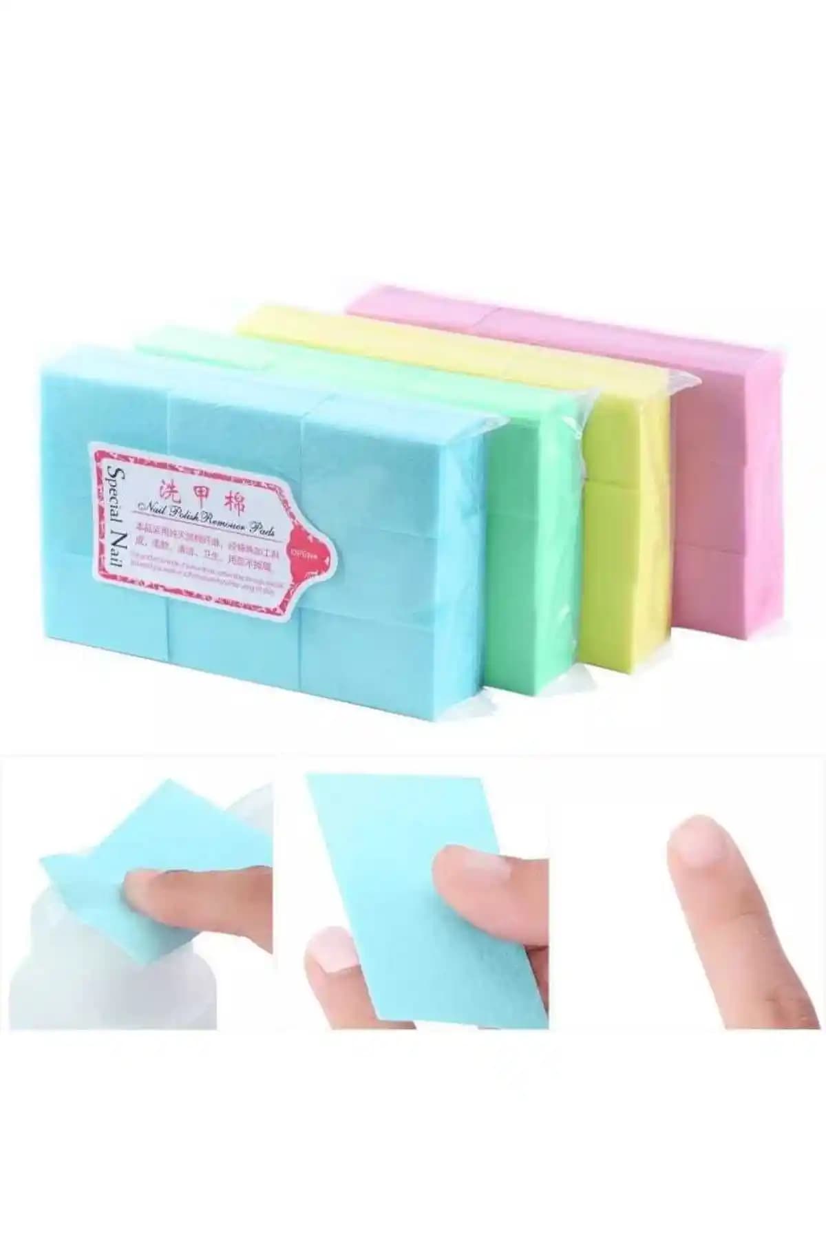 ELLEA NAIL Protez Tırnak ve Kalıcı Oje Uygulamaları İçin 1000'li Tüysüz Pedler