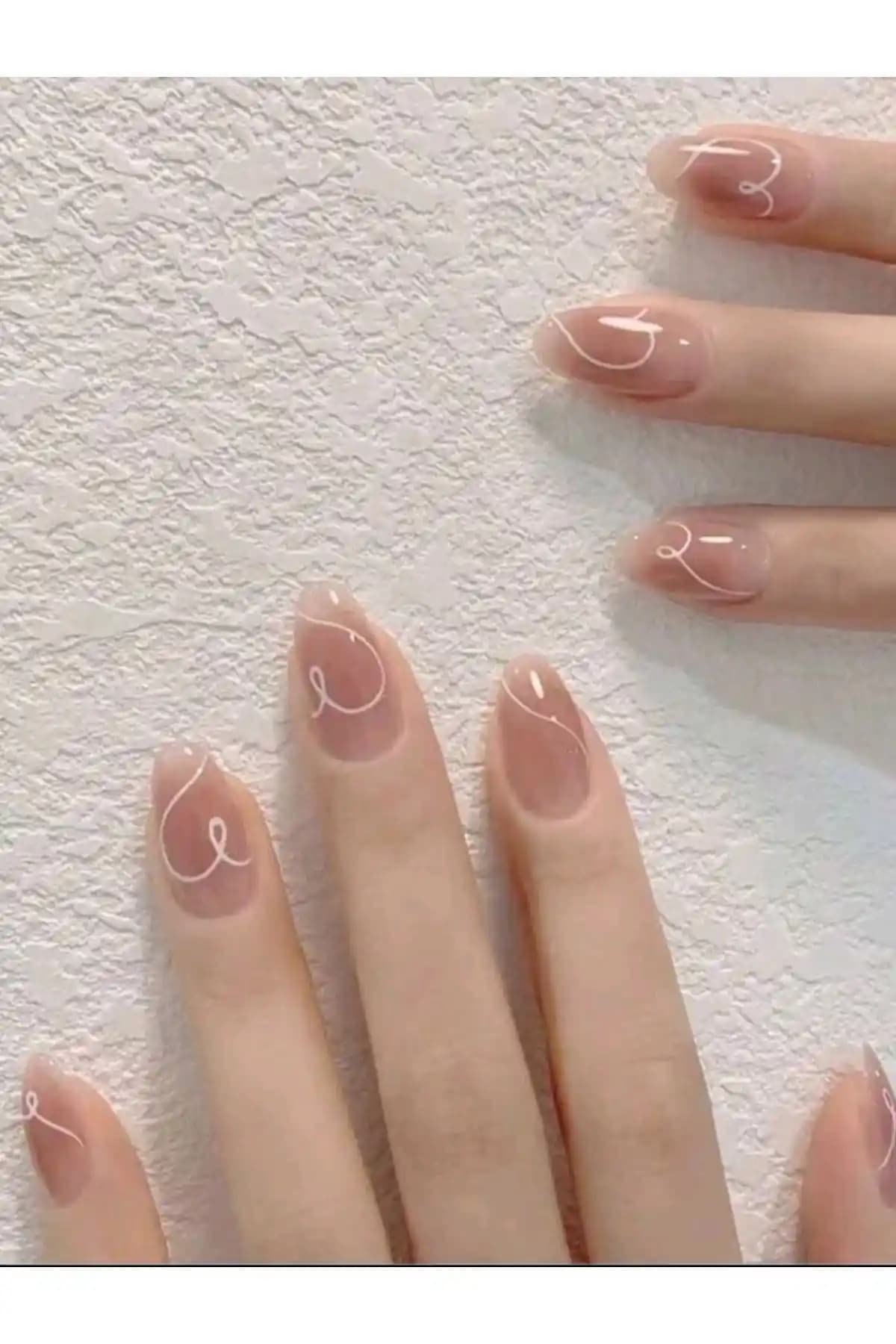 ELNİL BUTİK 24'lü Takma Tırnak Setleri Doğal ve Dayanıklı Bakım Deneyimi