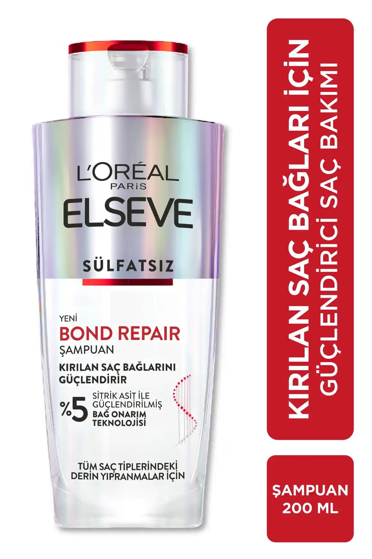 Elseve Bond Repair Şampuan ile Yıpranmış Saçları Güçlendiren ve Canlandıran Formül