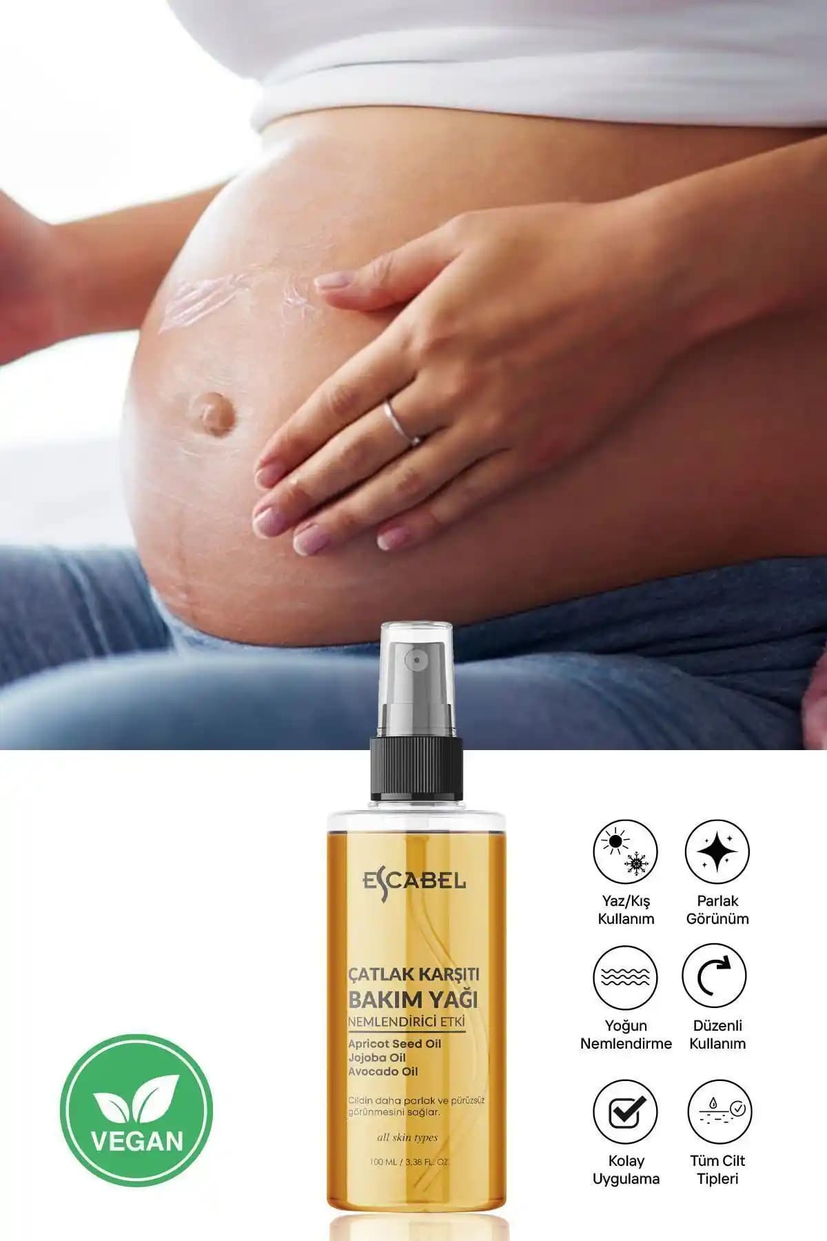 Escabel Çatlak Bakım Yağı 100 ml doğal içeriklerle çatlaklara karşı etkili çözüm