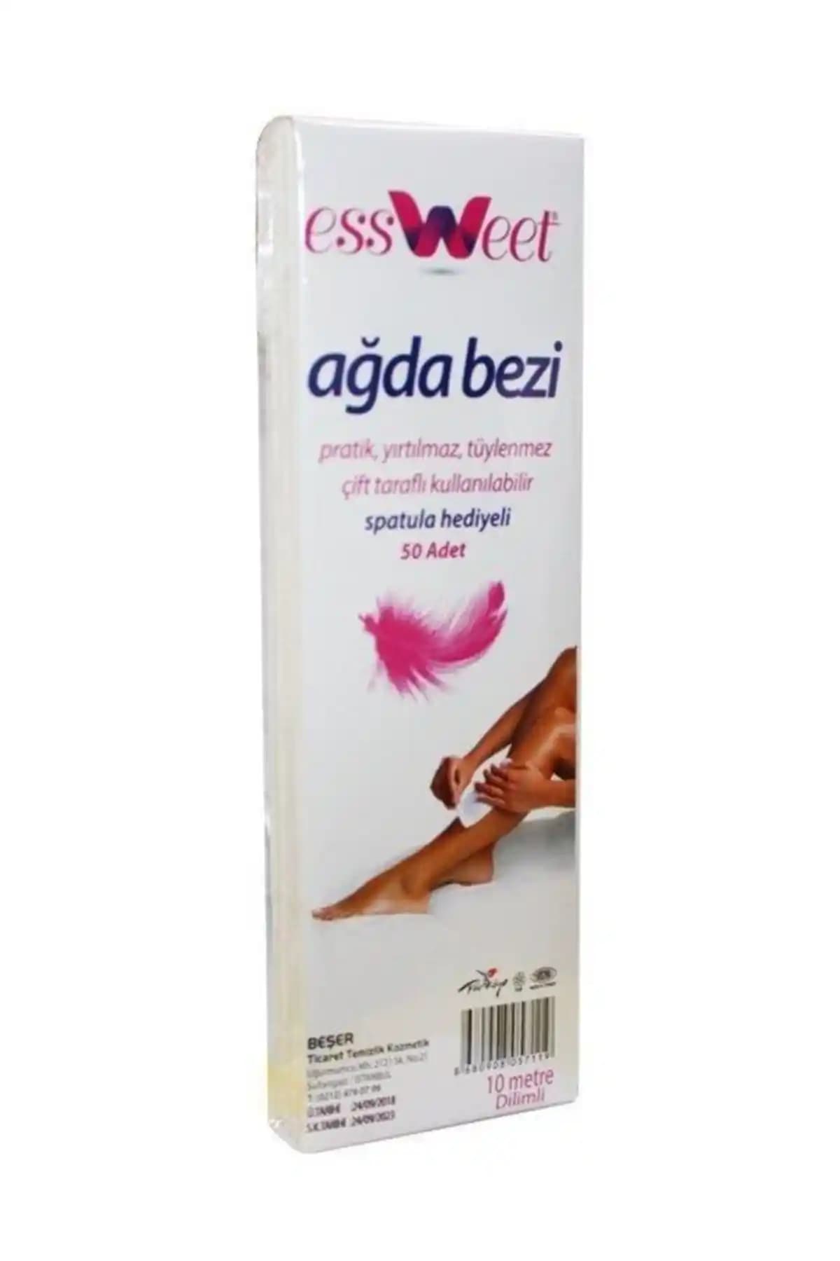 Essweet Ağda Bezi 10 Mt Dilimli ile Kolay ve Güvenli Evde Epilasyon Çözümü