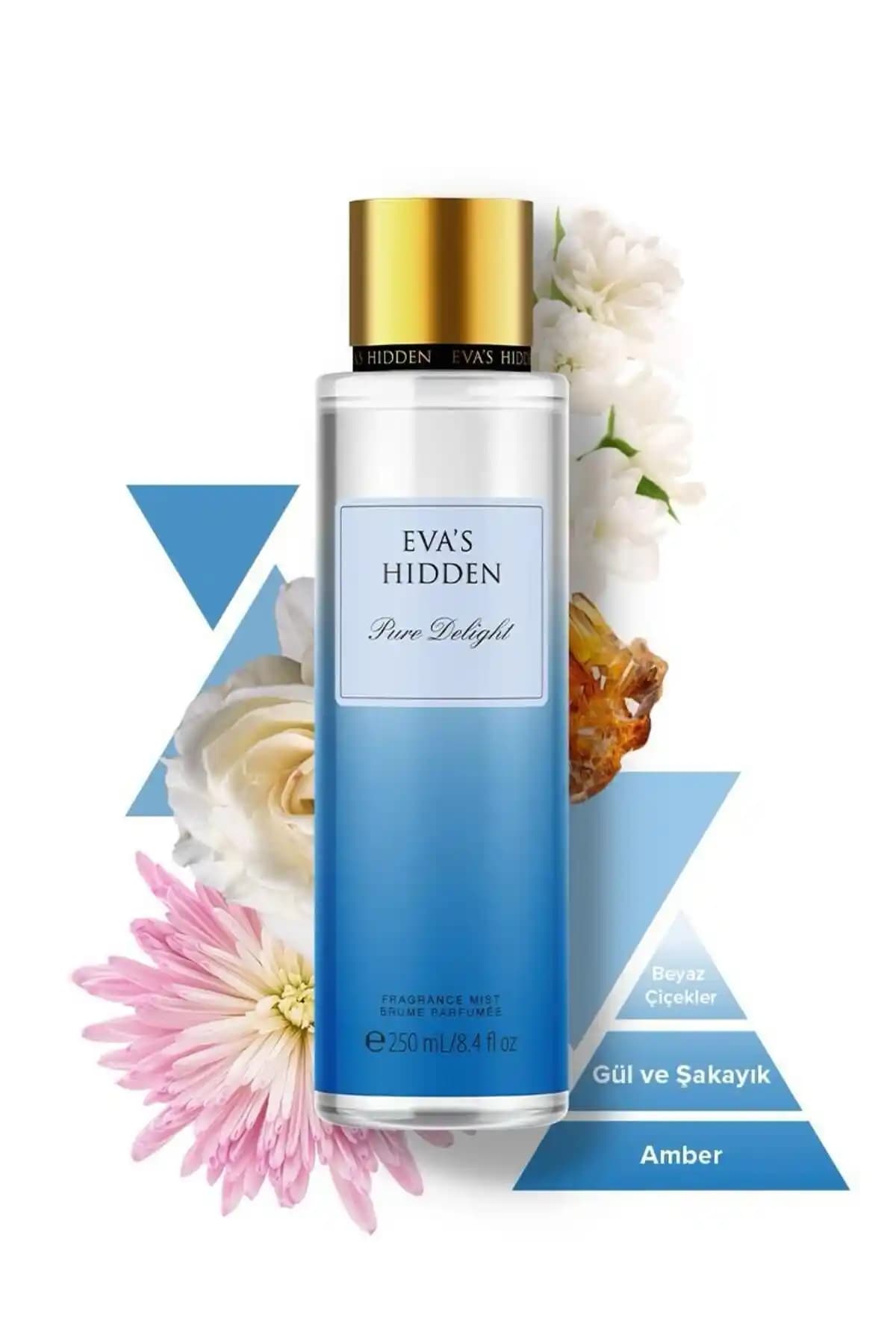 EVAS HIDDEN Body Mist Pure Delight: Ferahlatıcı ve Kalıcı Günlük Kullanım Spreyi