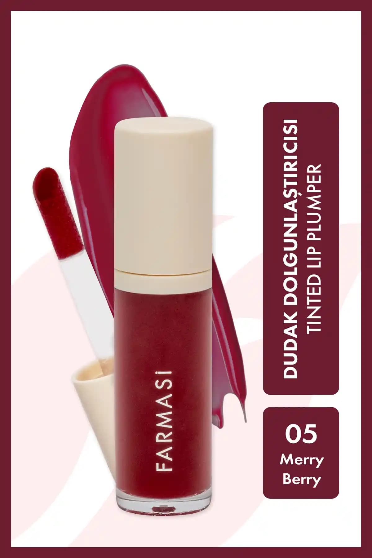 Farmasi Renkli Dudak Dolgunlaştırıcı 05 Merry Berry: Canlı ve Dolgun Dudaklar İçin Yenilikçi Seçenek
