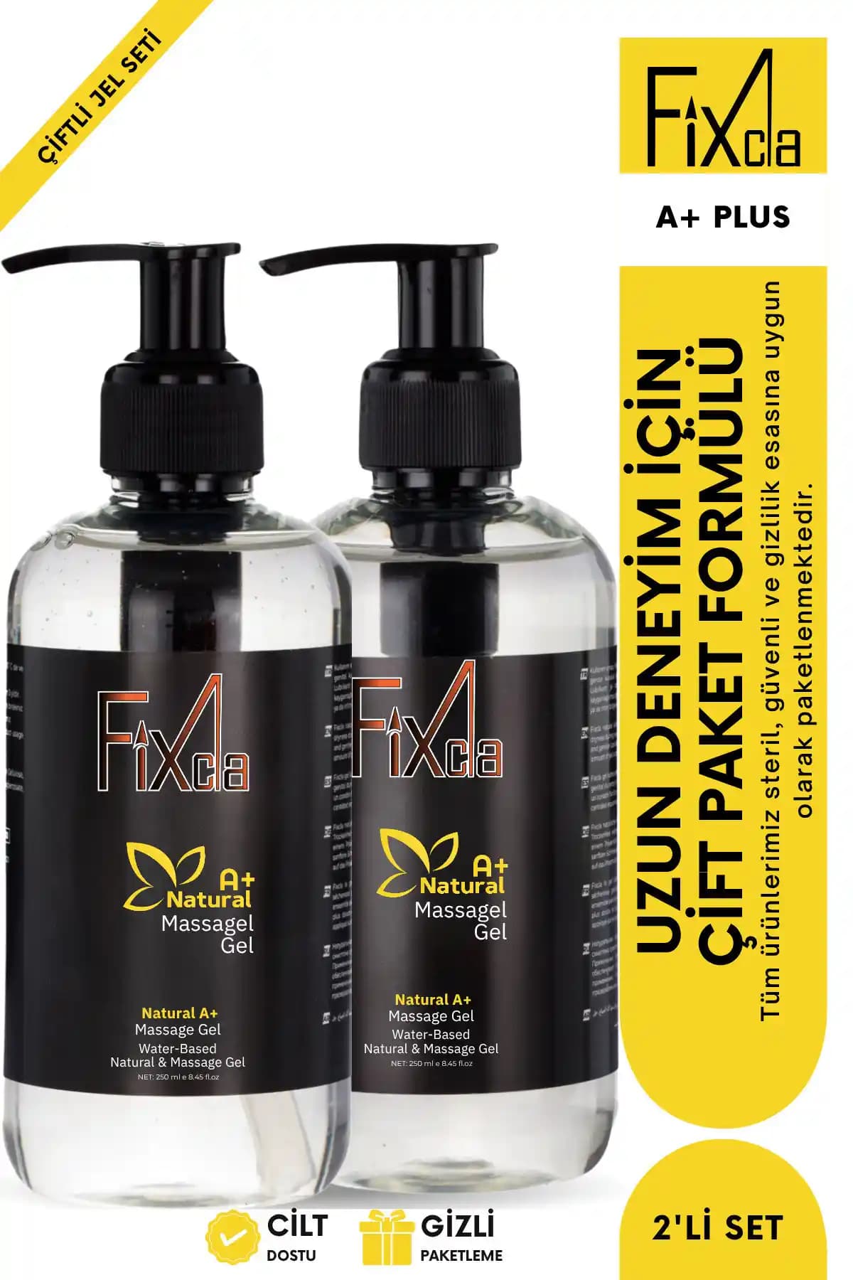 FixCla A+ Plus Anal Kayganlaştırıcı Masaj Jeli Güvenli ve Uzun Süreli Kullanım İçin