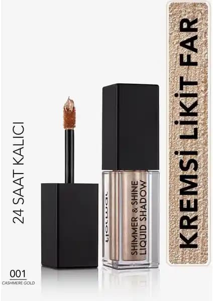Flormar Shimmer & Shine Likit Metalik Göz Farı 001 Cashmere Gold İncelemesi ve Kullanım İpuçları